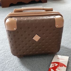 Joyway Brown and Tan Hard Travel Case